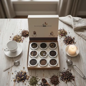 Luxury Holiday Tea Gift Set: 9 Exquisite Tea Blends
