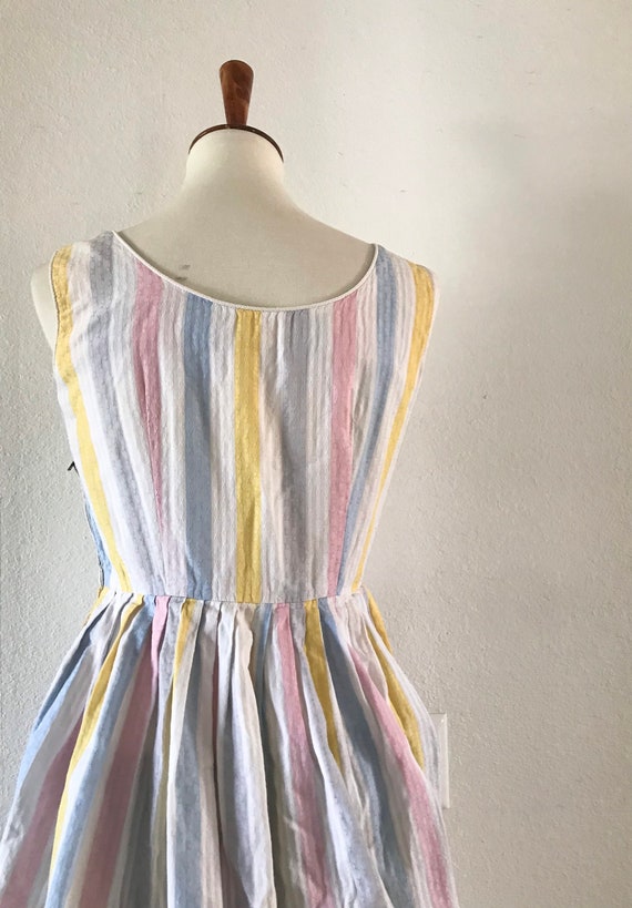 Vintage 50s pastel Ice cream pink and blue day dre