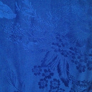 Vintage blue silk cheongsam sz S image 5