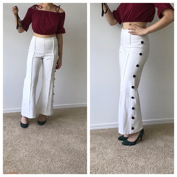 Wide leg disco pants cheap