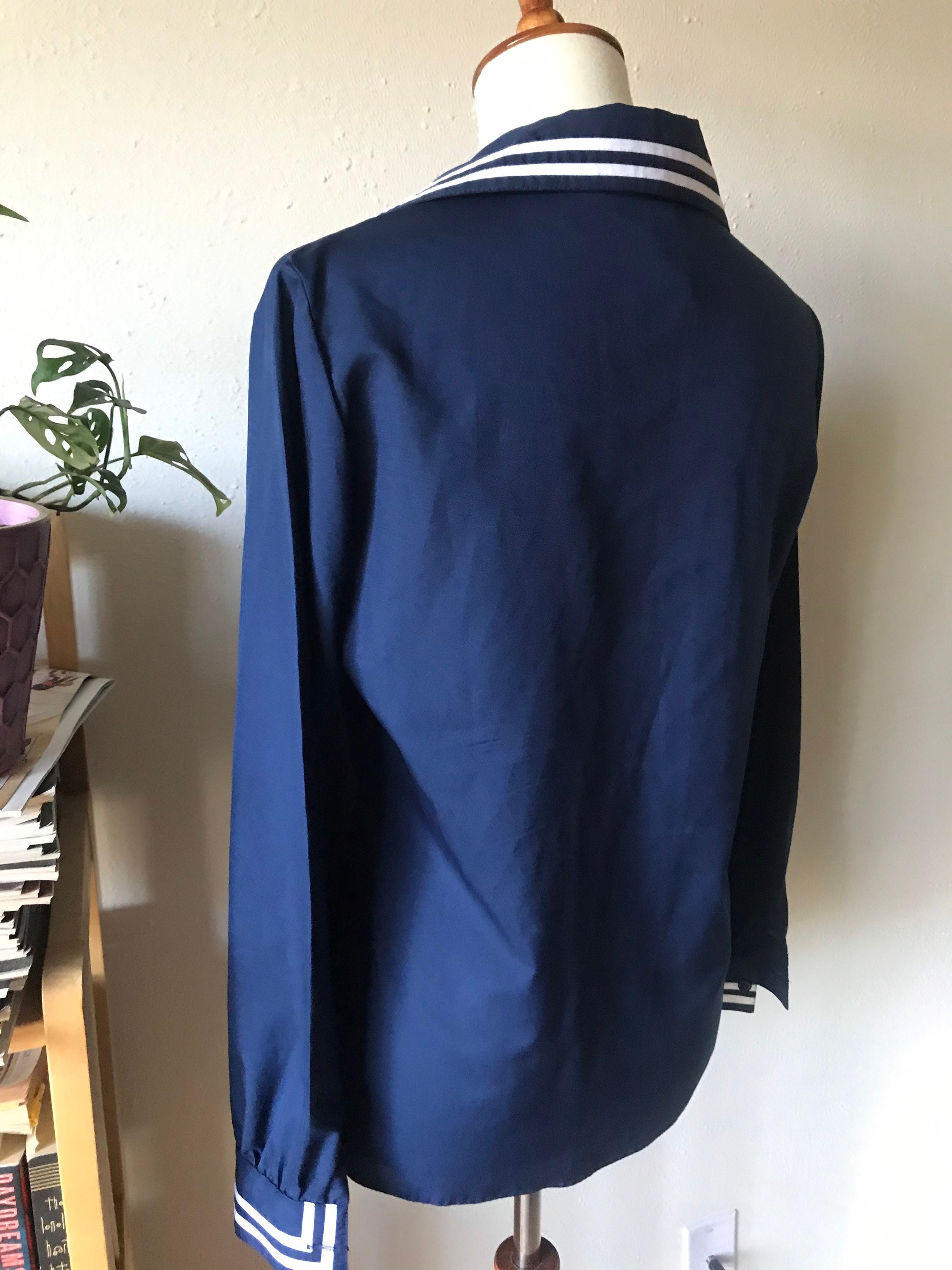 カットソー(長袖/七分) little Suzie  High-neck Sailor Tops Bay Sailor Long Sleeve T-shirt - Green | Levi's® US