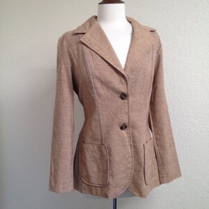 Vintage tan blazer image 4