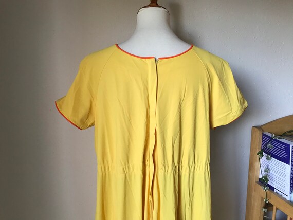 10 Dollar SALE - Vintage yellow maxi night gown d… - image 6