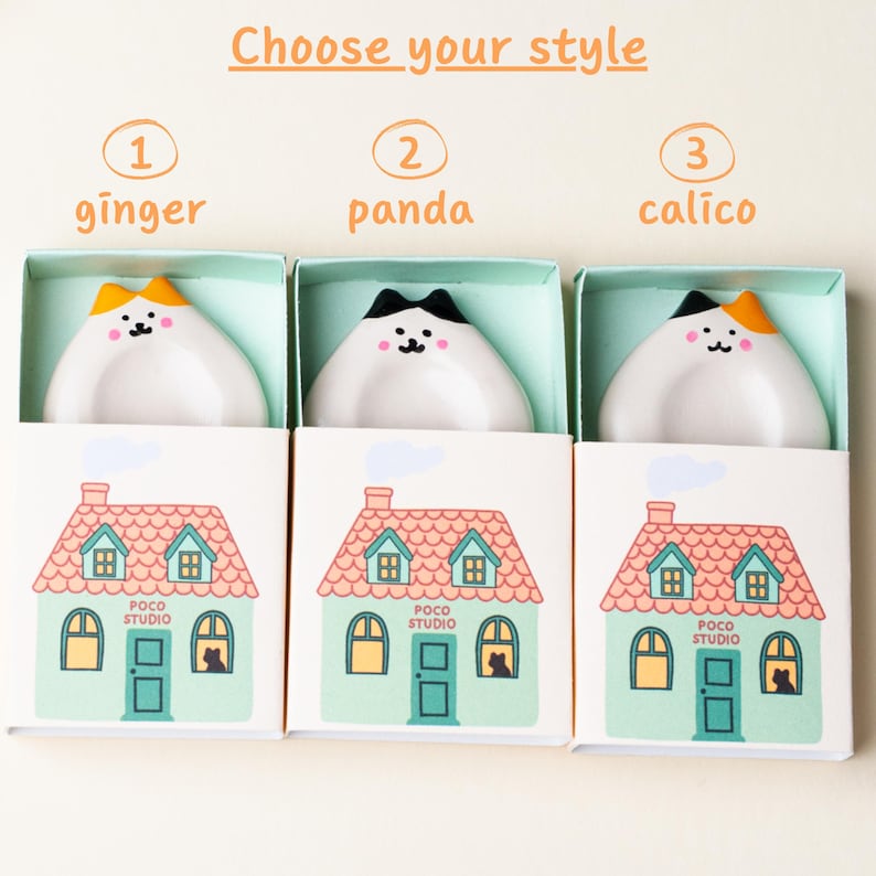 Calico cat worry stone, cute anti anxiety fidget toys, stress relief gift for her, thumb buddy, pocket hug stim toy for neurodivergent gift