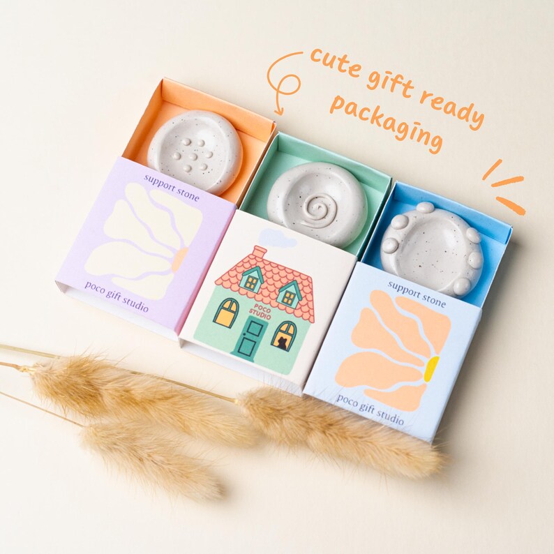 pocket hug, zen spiral worry stone, fidget toy adult, stim toy, emotional support gift, self care box, pocket hug, stress relief stone, hug in a box