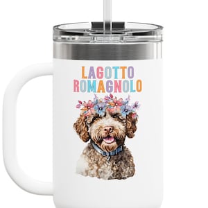 Lagotto Romagnolo, Tumbler, 40 oz, Lagotto, Lagotto Dog, Insulated Travel Cup, Lagotto Mom, Lagotto Dad, Lagotto Romagnolo Dog, Dog, Gift