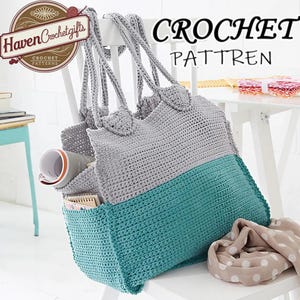Crochet Pattern Bag Pattern PDF - Tasche in Schachenmayr Journey S8956, Digital Download, Stylish Tote