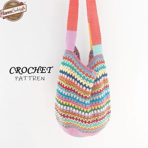 Beach Bag Crochet Pattern PDF - Digital Download, Annemarie Benthem Design, Summer Tote