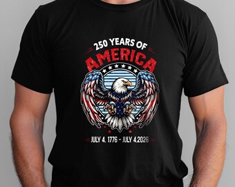 Koszulka z okazji 250-lecia USA, amerykańska półpięćsetna rocznica 1776-2026, patriotyczna koszulka z okazji 250. rocznicy „My, naród”