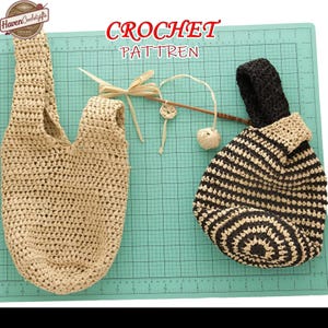 Japanese Knot Bag Crochet PDF Pattern in English