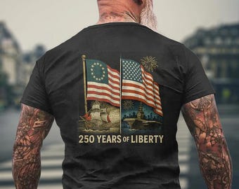 Koszulka z okazji 250-lecia USA, amerykańska półpięćsetna rocznica 1776-2026, patriotyczna koszulka z okazji 250. rocznicy „My, naród”
