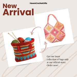 Häkelanleitung Taschen Sammlung Häkel Accessoire Set Knot Bag 2-Fach Geldbörse PDF Patterns in englisch