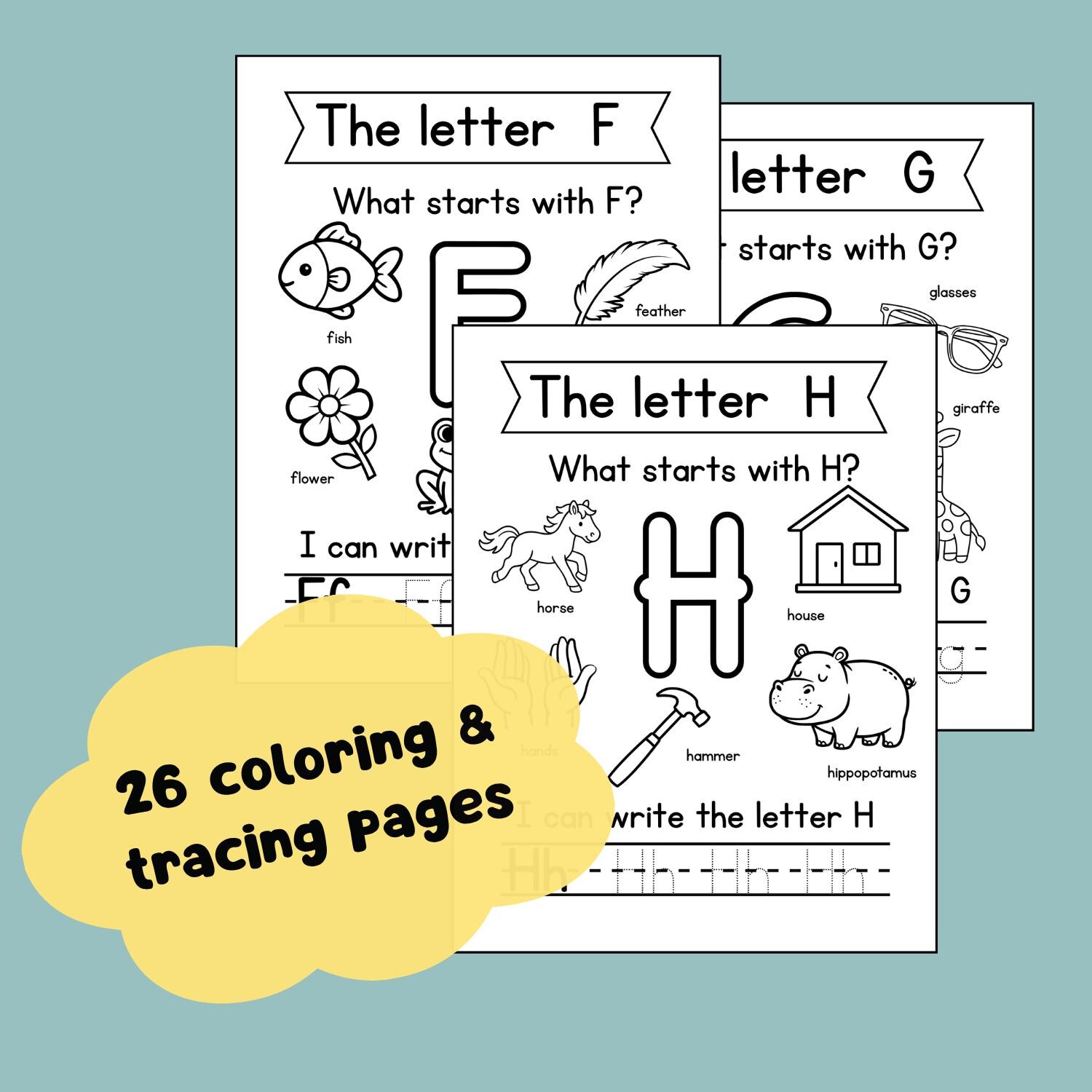 Alphabet Busy Book | Printable Letter Activities, Prek Homeschool ...