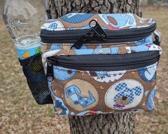 Silly Dogs Fanny Pack/Dog-Walking Bag/Chemo Pump Bag, Livraison gratuite U.S.