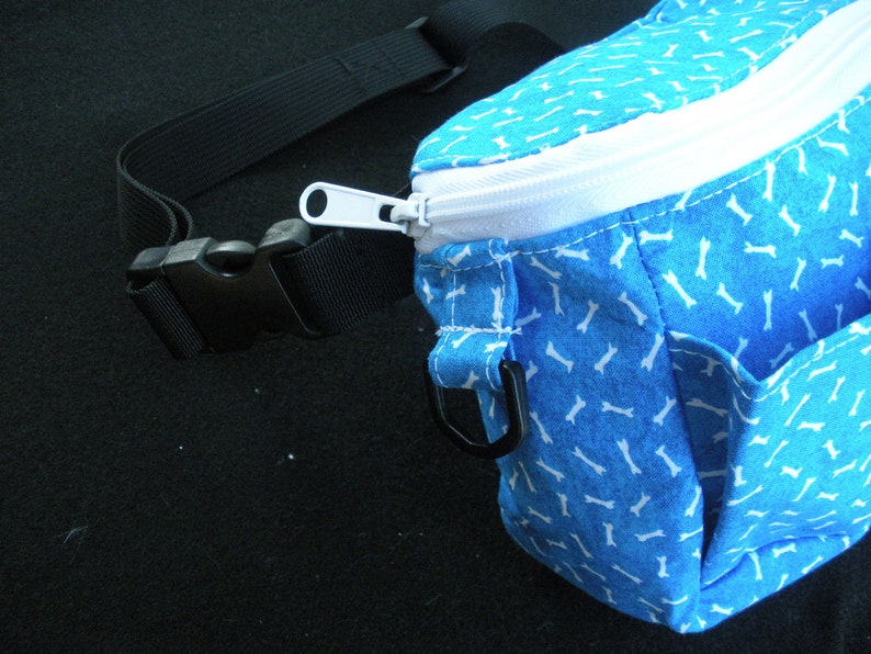 Blue Fanny Pack/dogwalking Bag/chemo Pump Bag Free Shipping Etsy UK