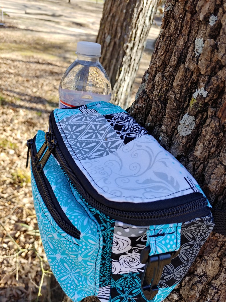 Feminine Patchwork Fanny Pack/DogWalking Bag/Chemo Pump Bag Etsy