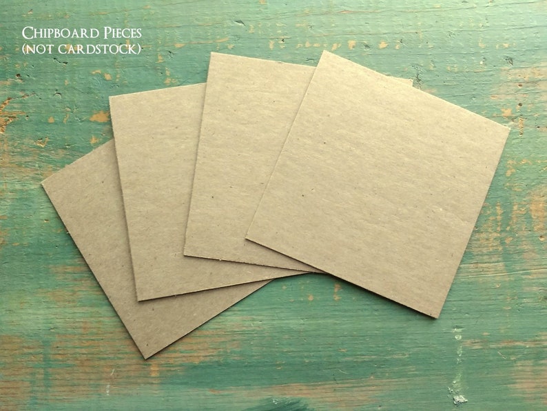 25 of 3.5/"x5.5/" Heavyweight Chipboard Pages