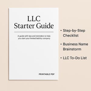 LLC step by step printable