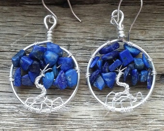 Small Tree of Life Earrings