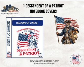 1 Portada de cuaderno Patriot Descendiente