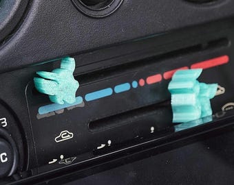 Perillas deslizantes de calefacción y aire acondicionado personalizadas para Mazda MX5 Miata Roadster