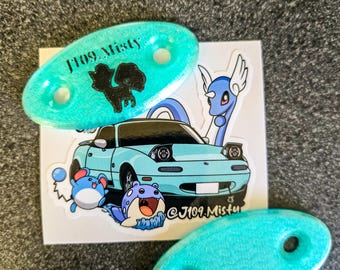 Parasol personalizado en blanco para Mazda MX5 Miata Roadster