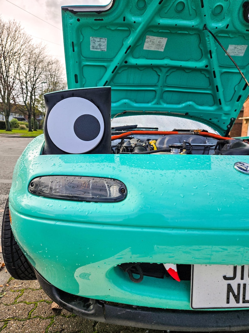 mazda mx5 silly googly eyes headlight covers miata eunos roadster image 17