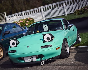 Cubiertas de faros con ojos saltones para Mazda MX5 y Miata Eunos Roadster