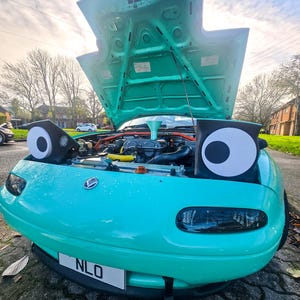 mazda mx5 silly googly eyes headlight covers miata eunos roadster image 18