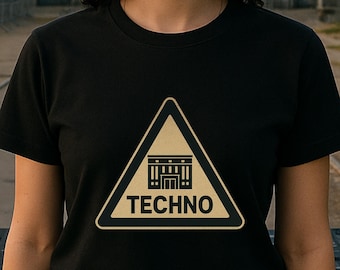 Camisa Techno Lover – Camiseta Berghain Minimalist Rave – Regalo de DJ – Berlin Clubwear