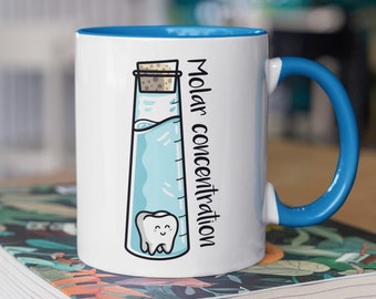 Molar Concentration Cute Chemistry Science Joke Ceramic Mug