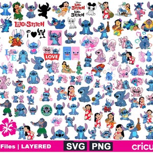 Cute Blue Creature SVG Bundle Kawaii Space Animal Clipart for Cricut and Silhouette Digital Files for Kids Shirts Stickers Crafts
