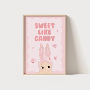 Sonny Angel Inspired Digital Print, Poster, Cute, Decor