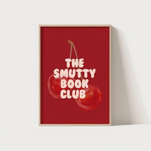 Smutty Book Club Digital Print, Dark Romance, Spicy Books Smut