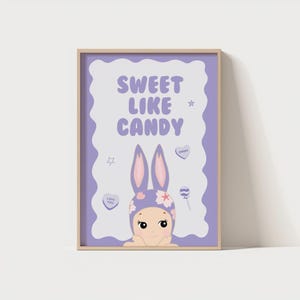 Sonny Angel Inspired Digital Print, Poster, Cute, Decor