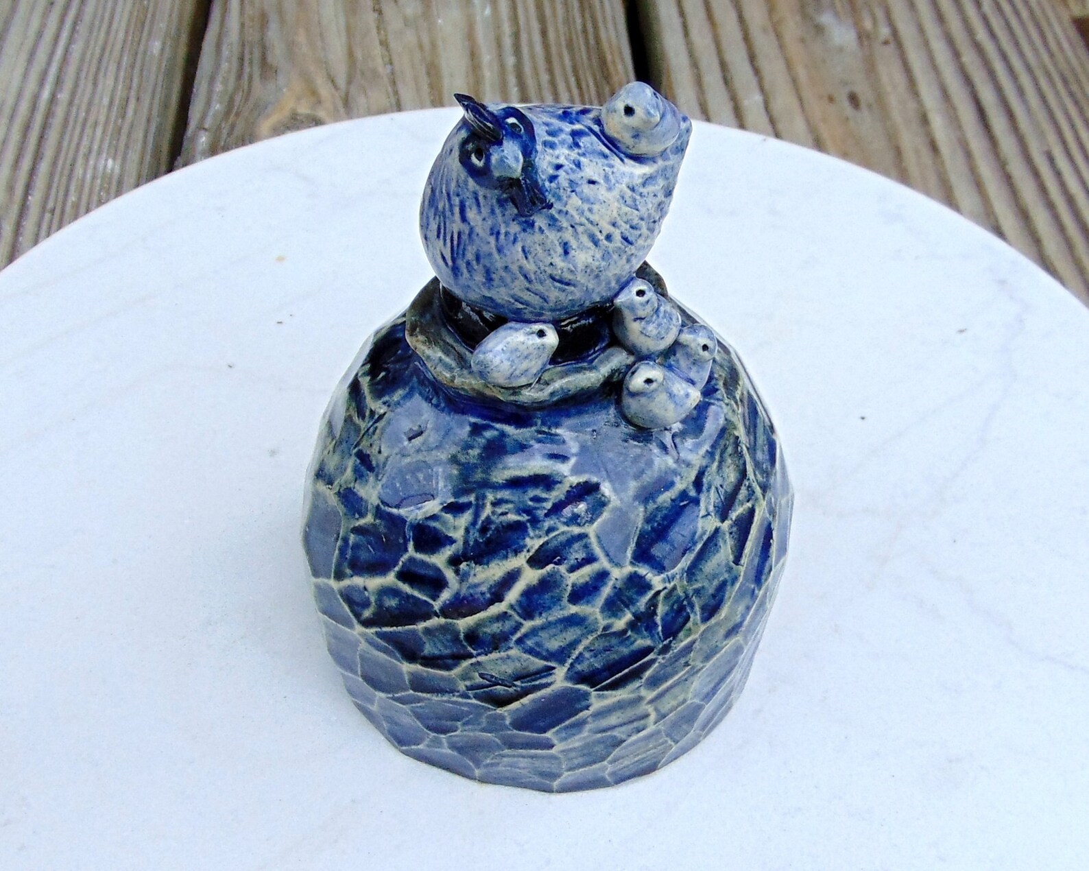 Chicken and Chicks Dinner Bell Animal Sculpture Etsy