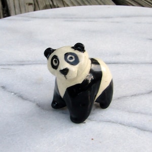 Giant Panda Miniature - Panda Figurine - Panda Terrarium Figurine - Miniature Terrarium Figurine - Zoo Animal - Panda Baby