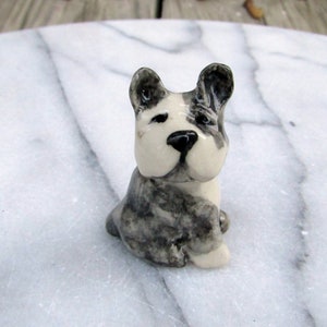 French Bulldog Sculpted Dog Miniature Figurine
