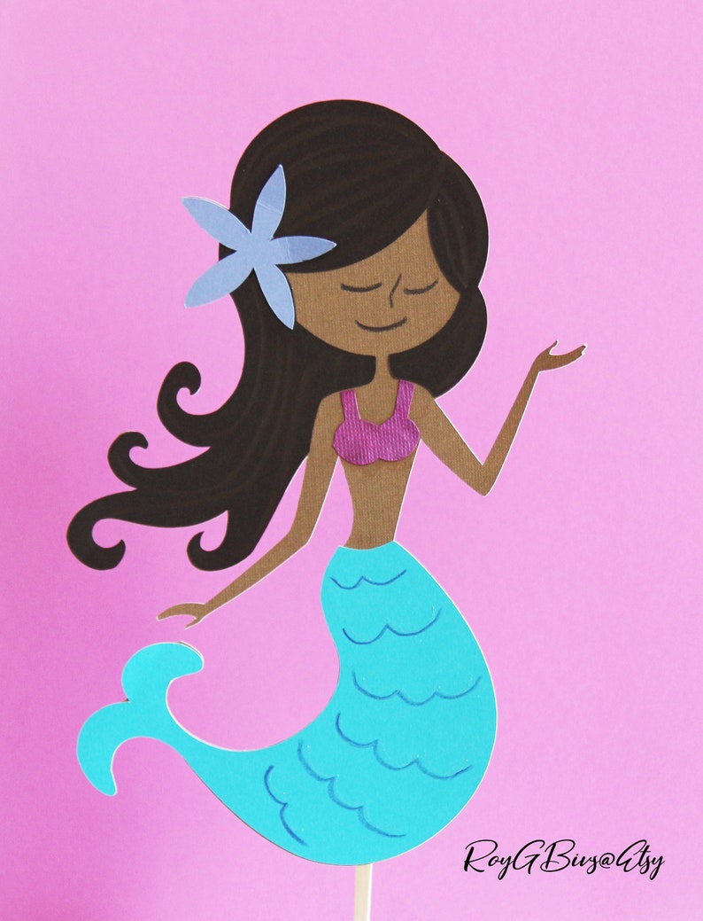 Mermaid Cake Topper image 7