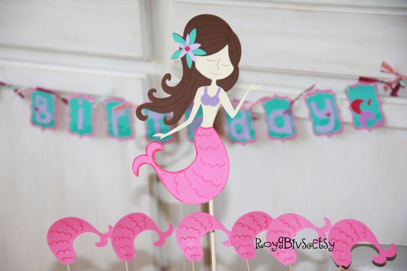 Mermaid Cake Topper image 6