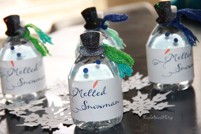 Melted Snowman Water Bottle Kit image 9