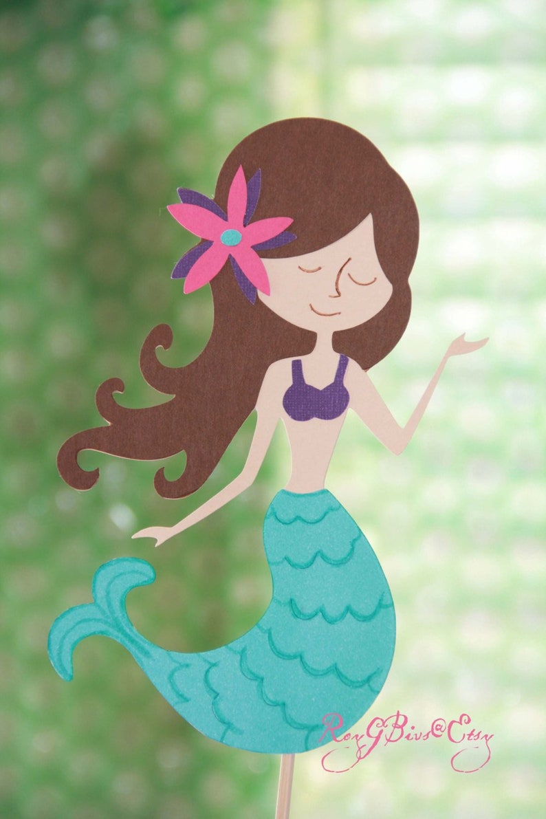 Mermaid Cake Topper image 1