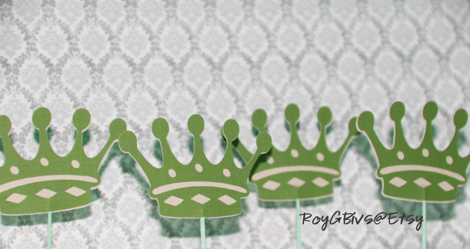 Tiara Once Upon A Princess Crown Royalty Cupcake Toppers Etsy