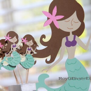 Mermaid Cake Topper image 9