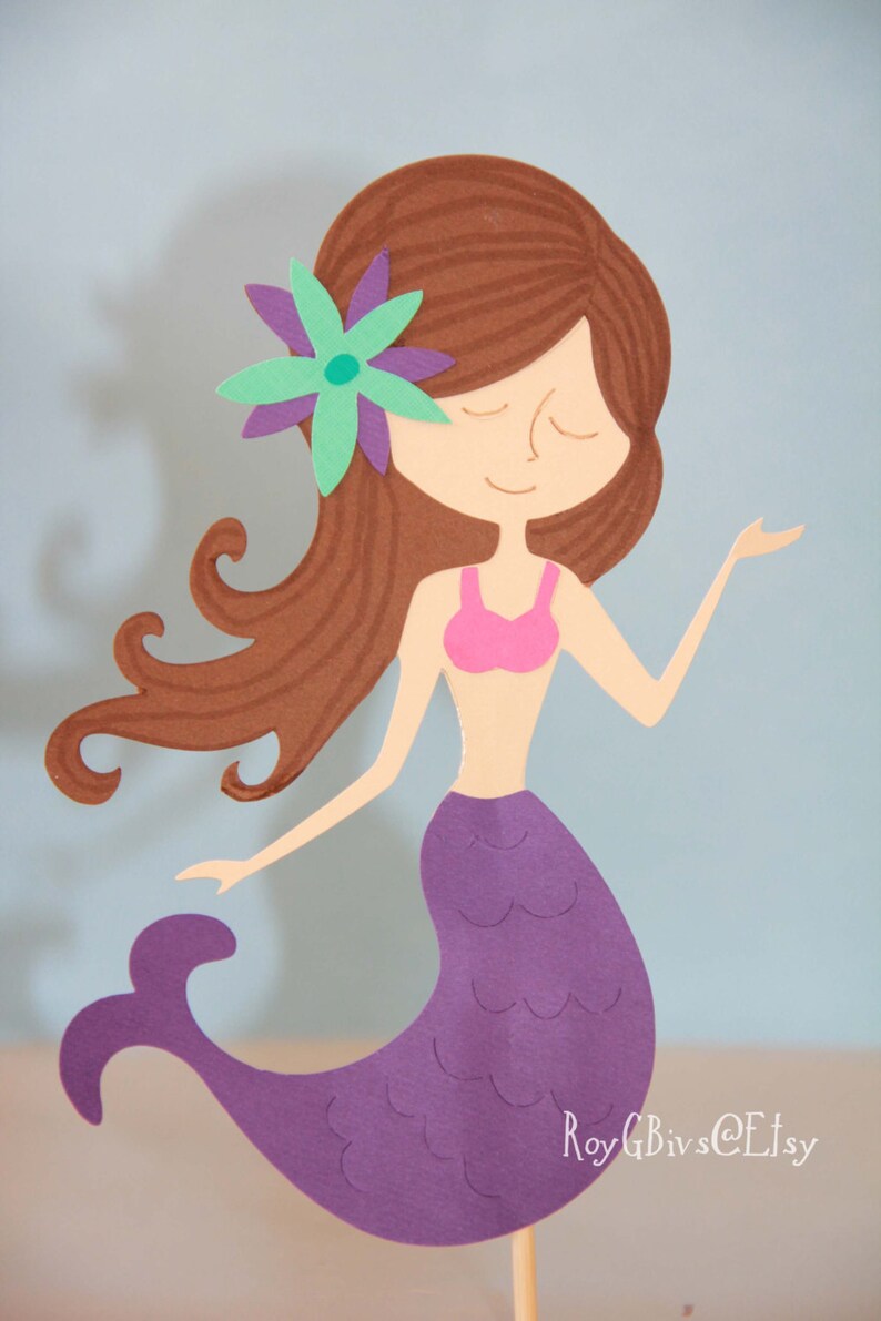 Mermaid Cake Topper image 8