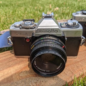 Minolta XG1 35mm SLR Film Camera w/Lens - Excellent Condition