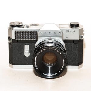 Canon Canonflex RM with 50 mm f/1.8 lens