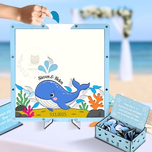 Personalized Fish Guest Book Alternative for Wedding | Beach Wedding Guest Book Alternative | Nautical Ocean Sign-In | Under the Sea Decor