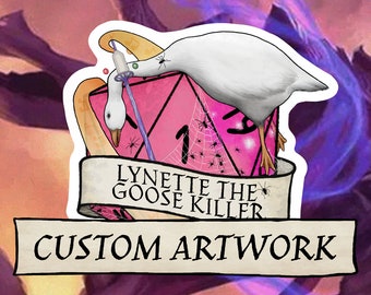 CUSTOM ARTWORK DnD Class Design - Personal Art For Your Character - D20 Dungeons and Dragons