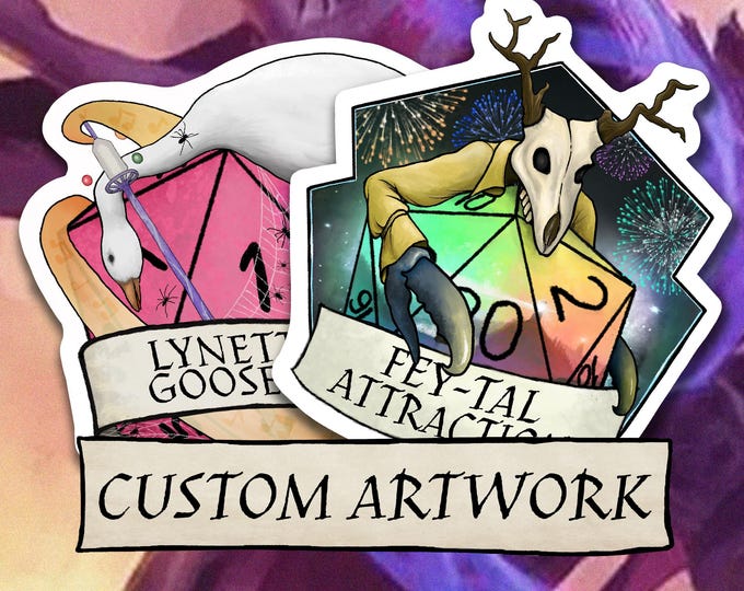CUSTOM ARTWORK DnD Class Design - Personal Art For Your Character - D20 Dungeons and Dragons